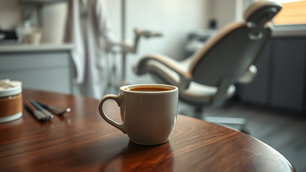 caffeine timing affects anesthesia