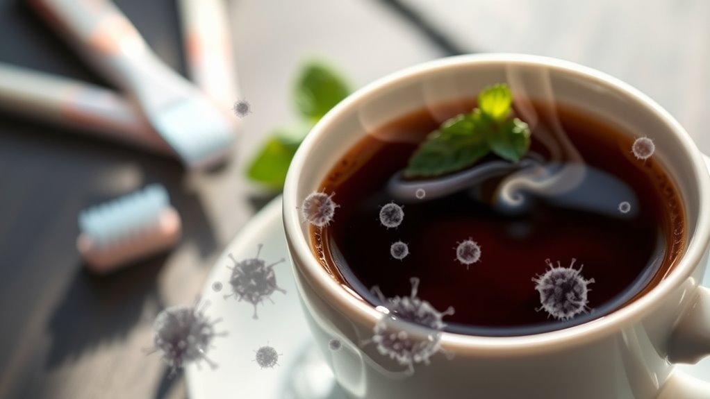 coffee affects oral bacteria