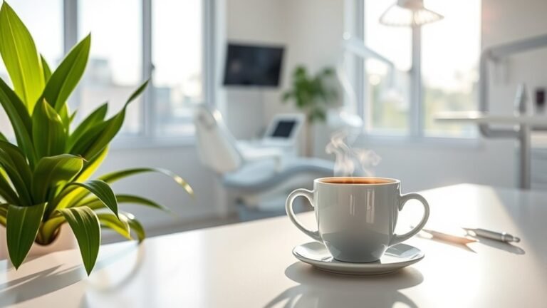 coffee after dental cleaning