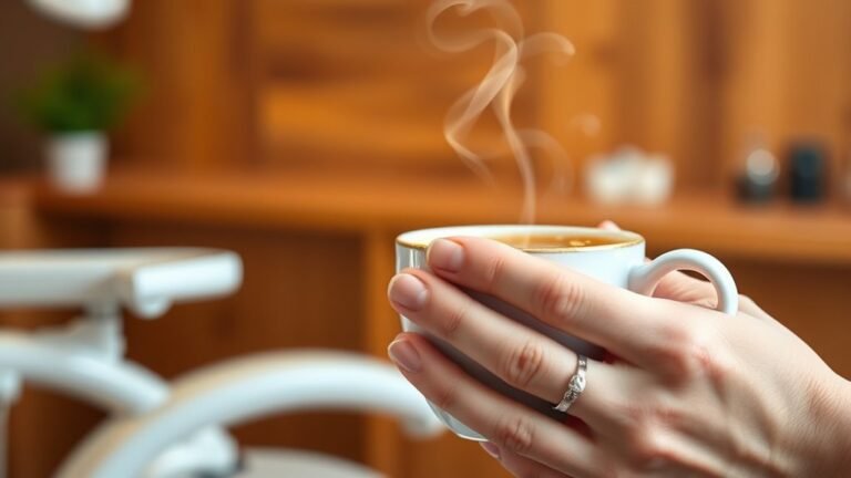 coffee after dental filling