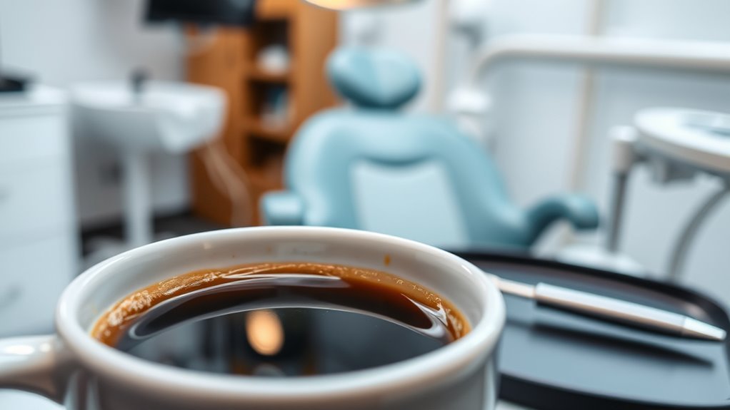 coffee after dental filling