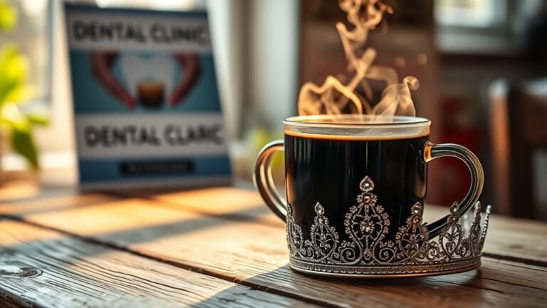 coffee after permanent crown