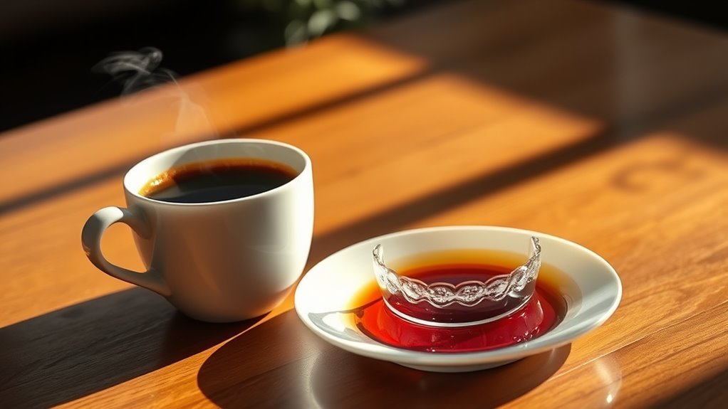 coffee and aligners compatibility