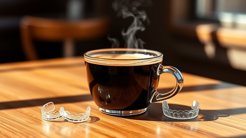 coffee and invisalign precautions