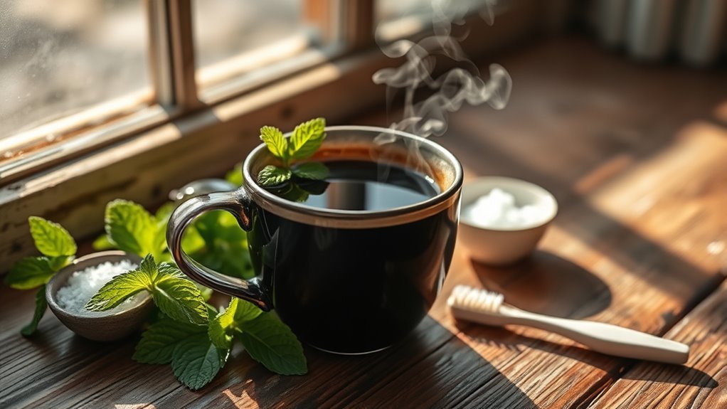 coffee and oral hygiene