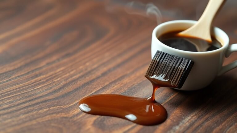 coffee as wood stain