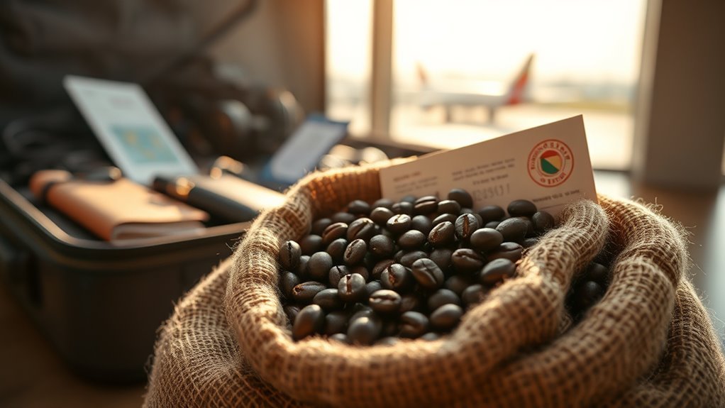 coffee bean travel regulations