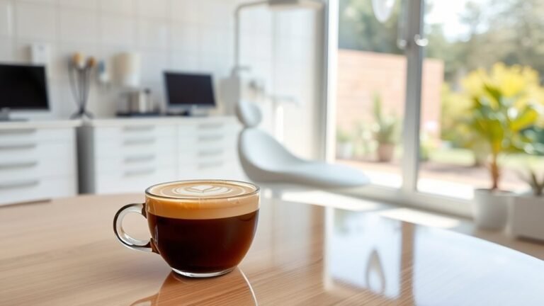 coffee before dentist appointment