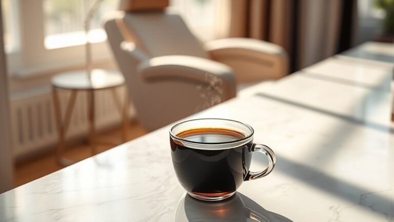 coffee before lip filler