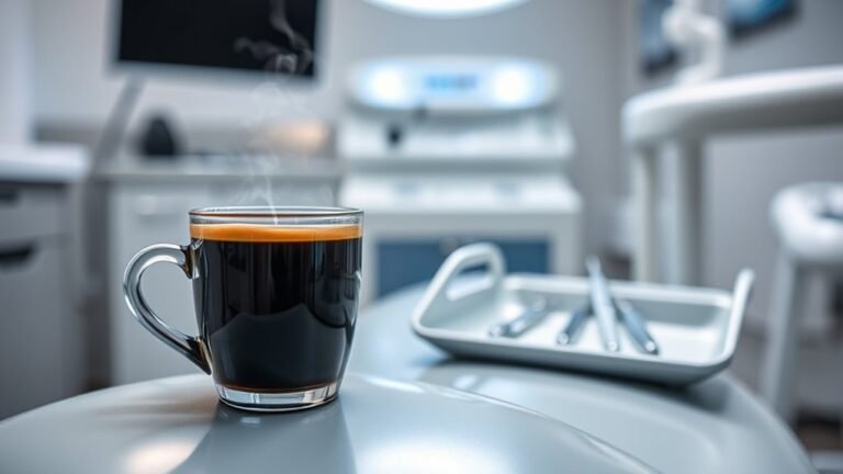 coffee before root canal