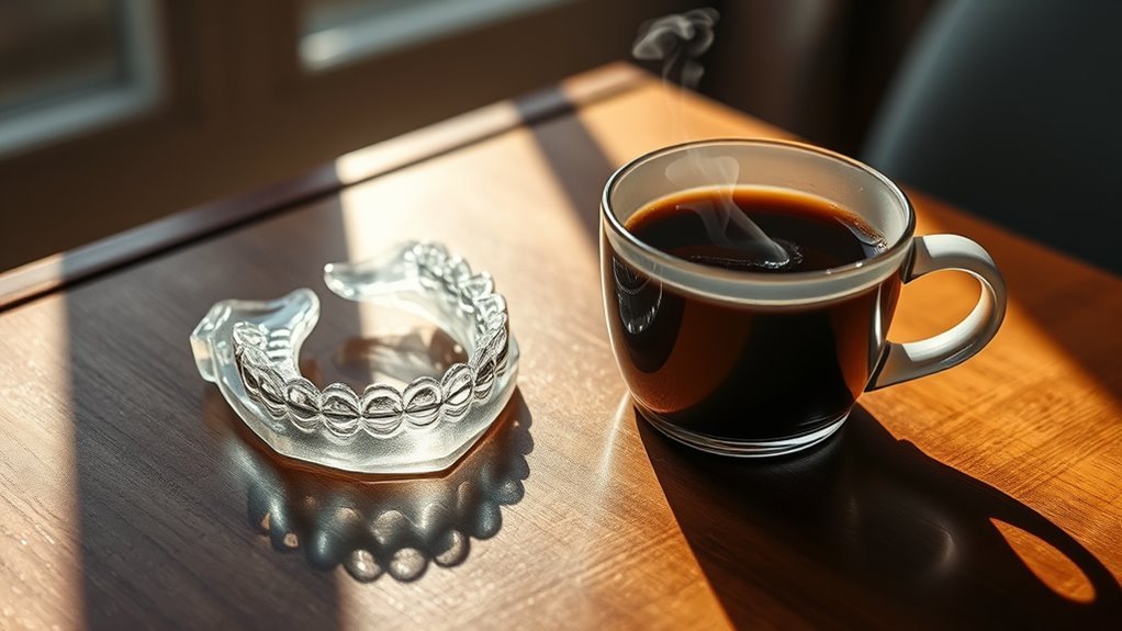 coffee causes retainer stains