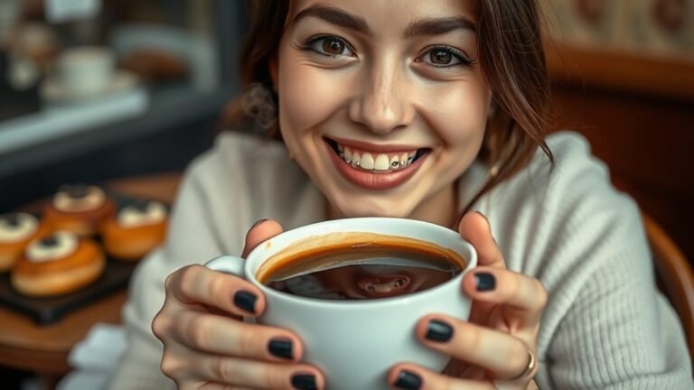 coffee consumption with braces