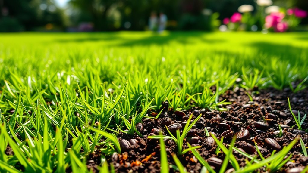 coffee grounds enhance lawn health