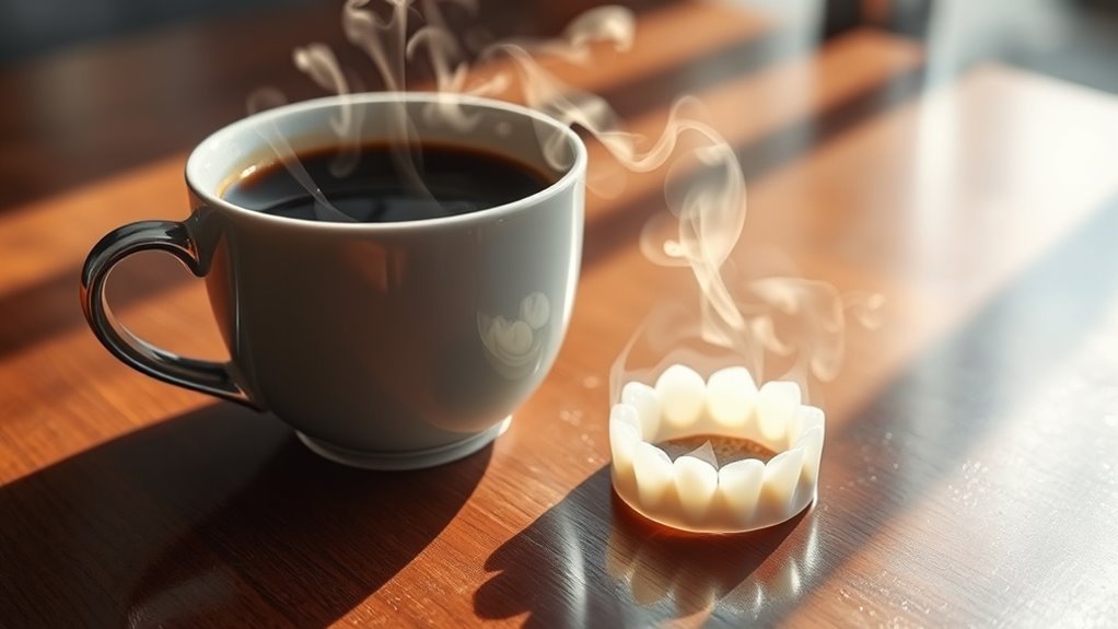 coffee impact on crowns