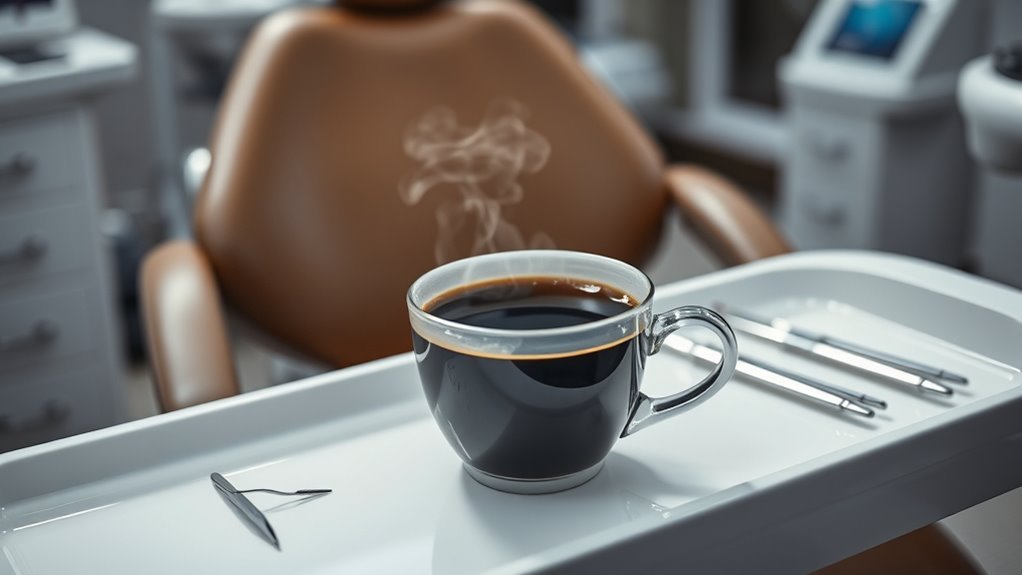 coffee influences anesthesia effects