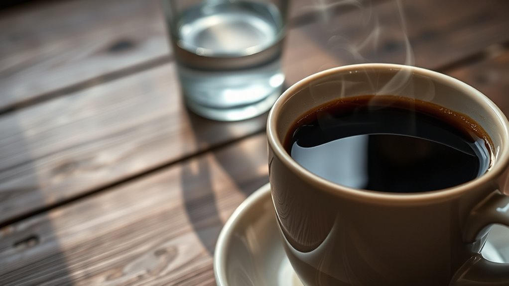coffee reduces saliva production