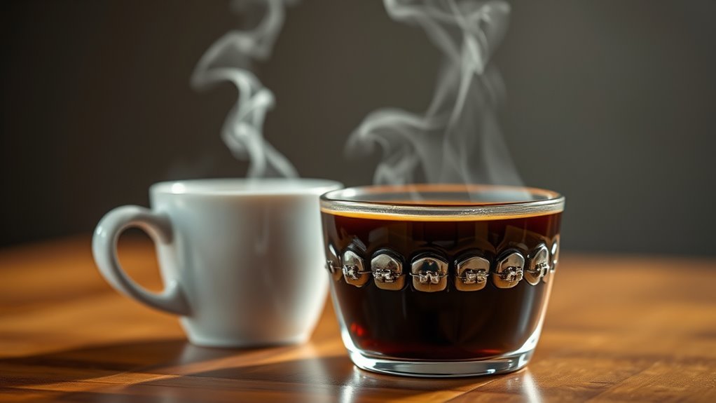 coffee risks with braces