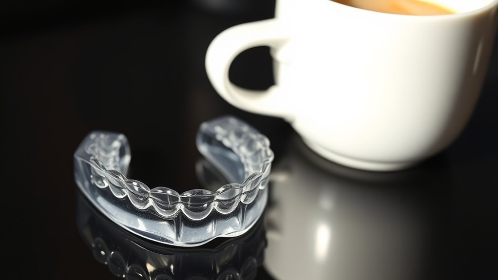 coffee stains retainers easily