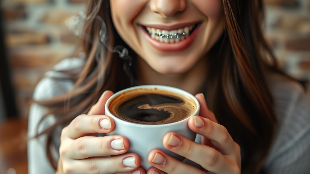 coffee tips for braces