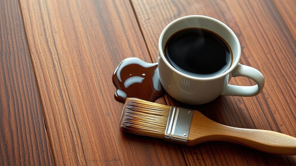 coffee wood staining tips