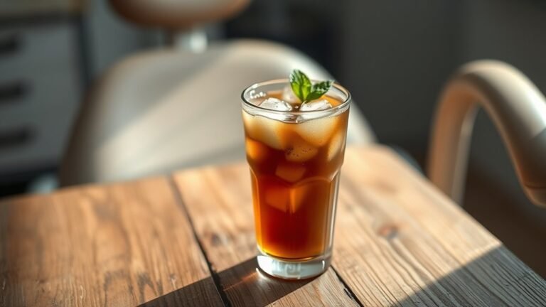 cold coffee after extraction
