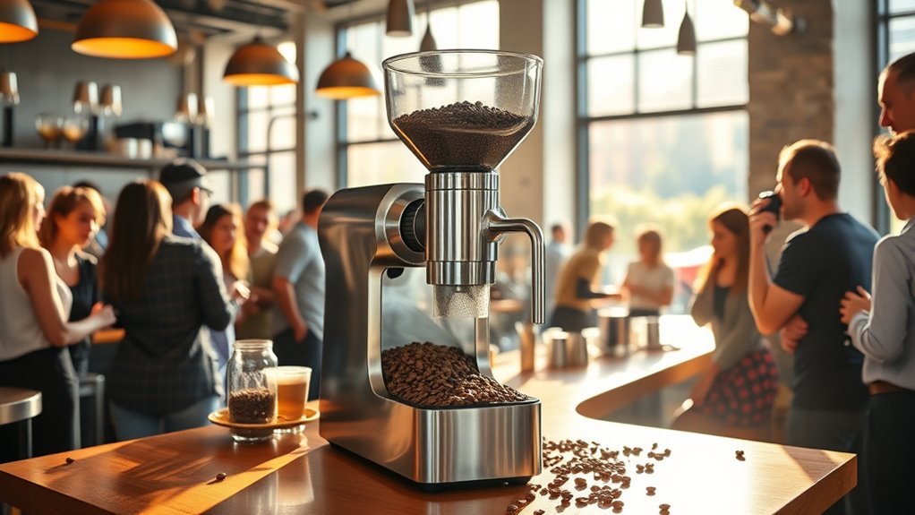 community coffee grinding experience