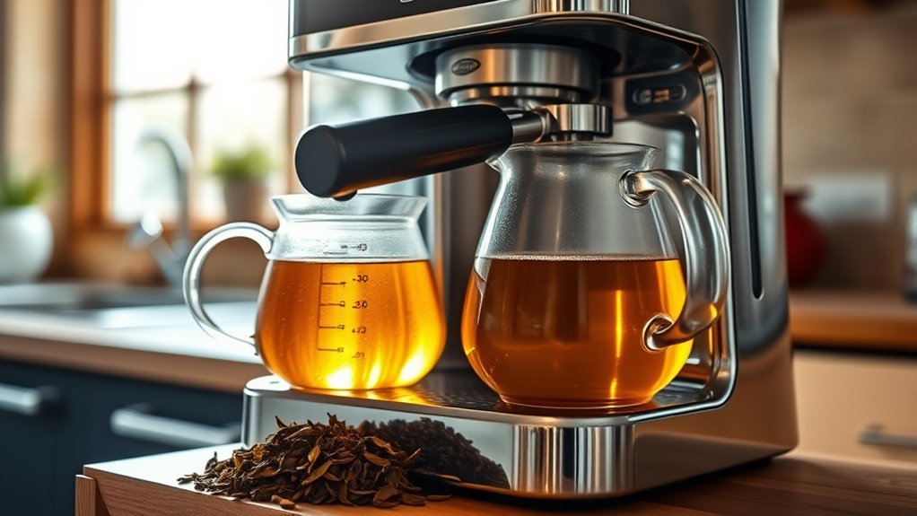 convenient multi cup tea brewing