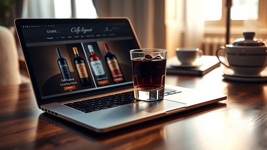 convenient online coffee liqueur shopping