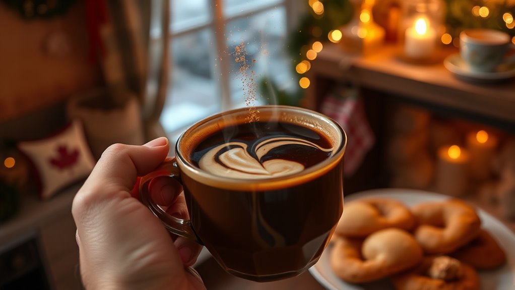 cozy holiday coffee indulgence