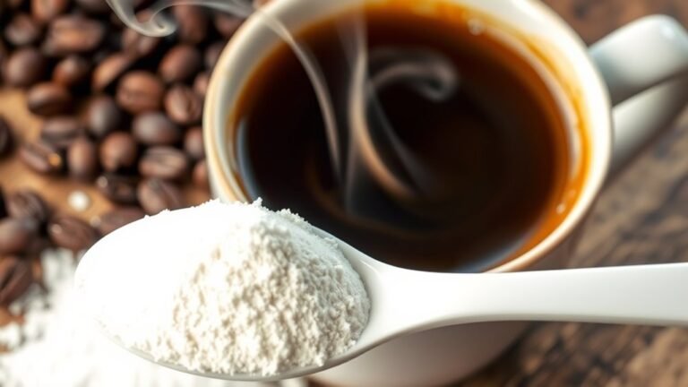 creatine in hot coffee