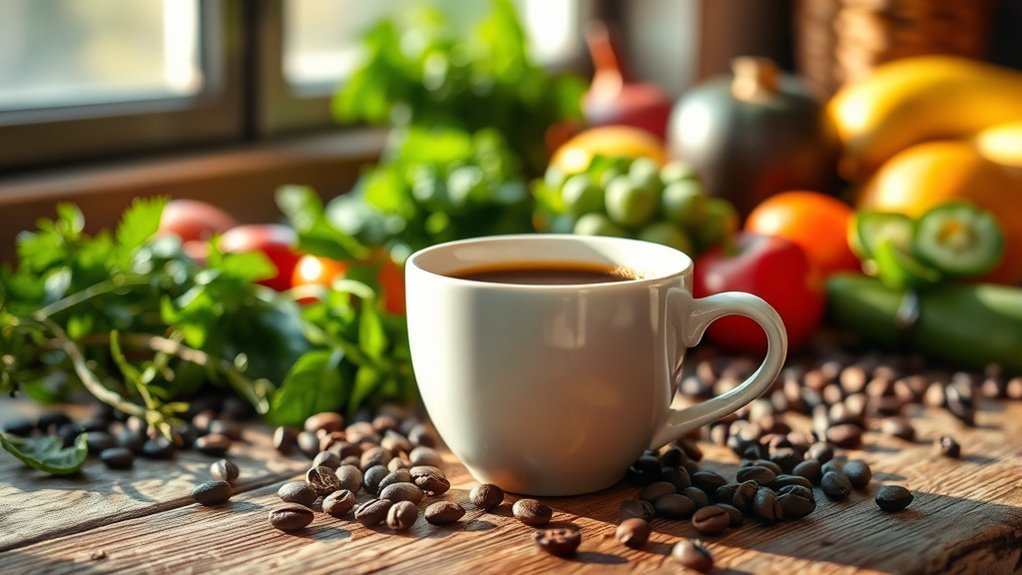 decaf coffee on fast