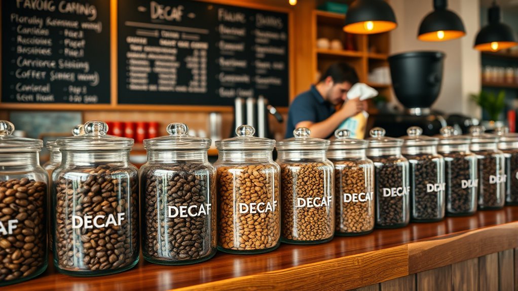 decaf coffee selection factors