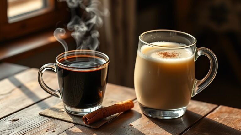 eggnog as coffee creamer