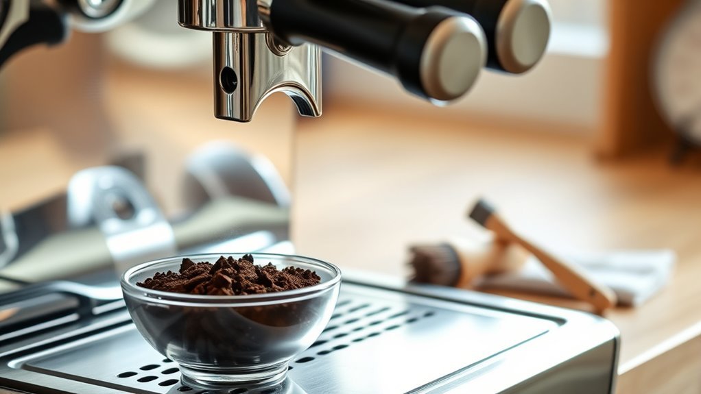 espresso machine cleaning routine