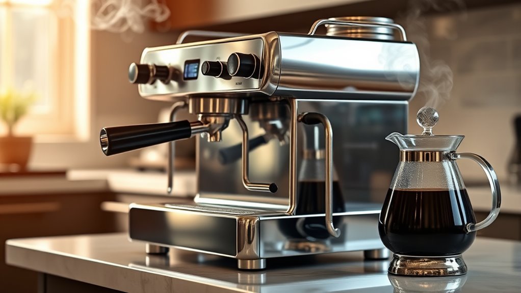 espresso machine coffee extraction