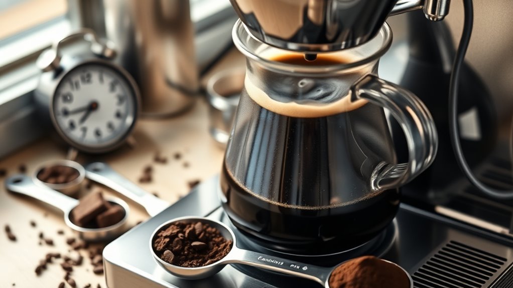 experiment with coffee ratios