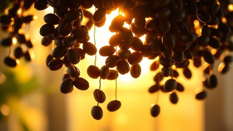 flying with coffee beans