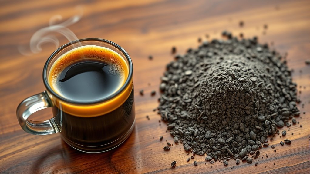 fresh grounds enhance flavor