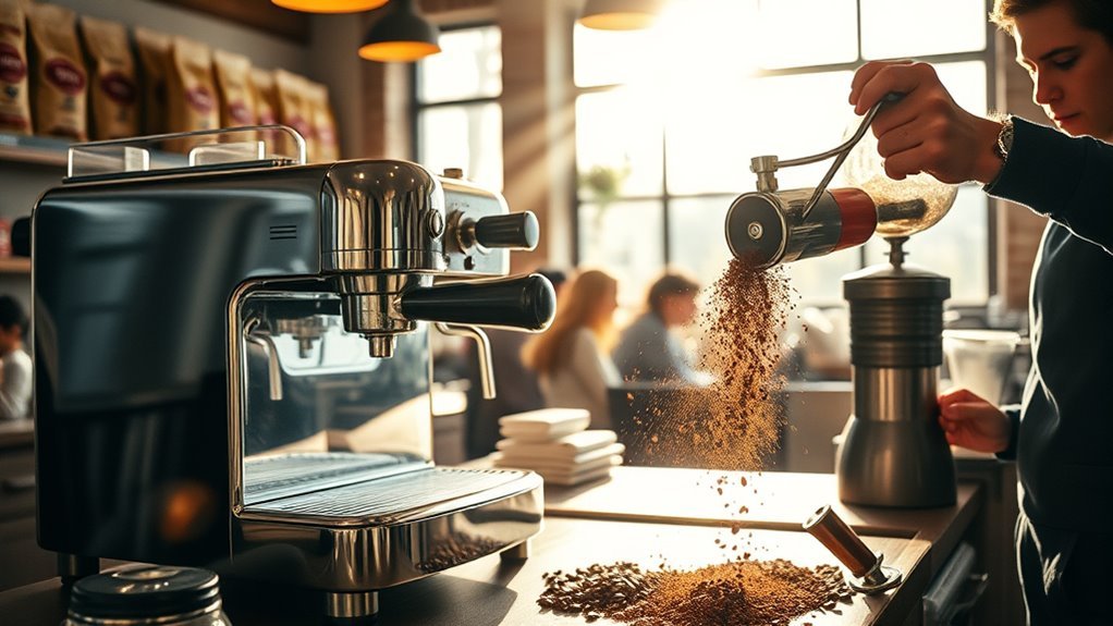 freshly ground coffee experience