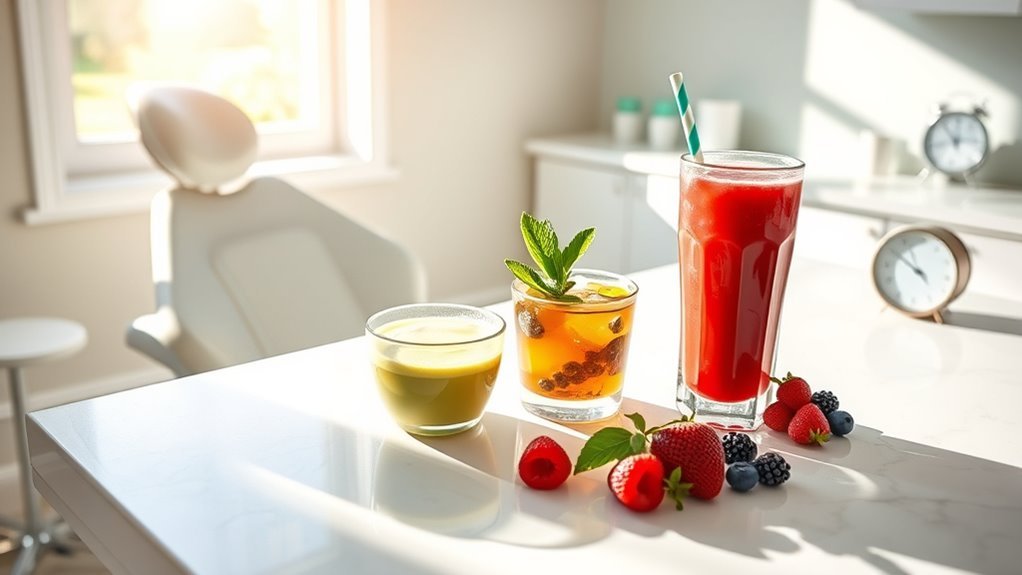 gentle post cleaning beverage alternatives