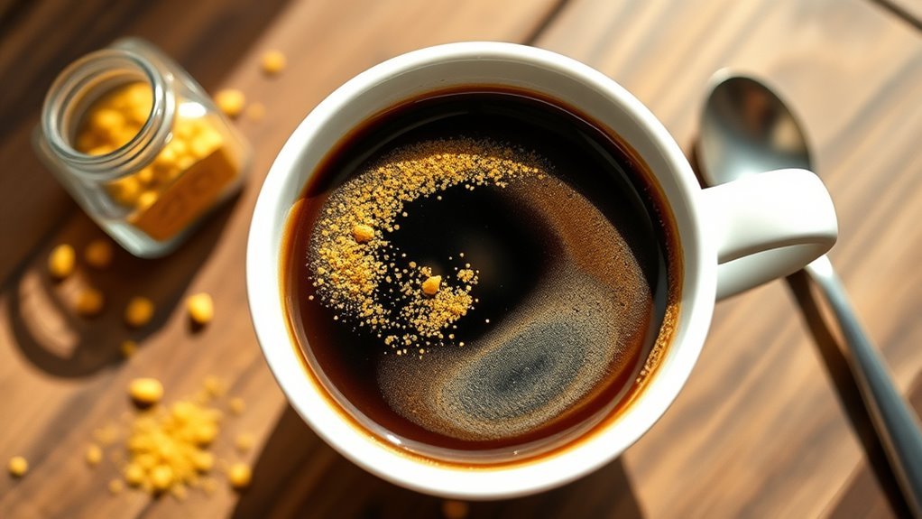 gradual bee pollen incorporation