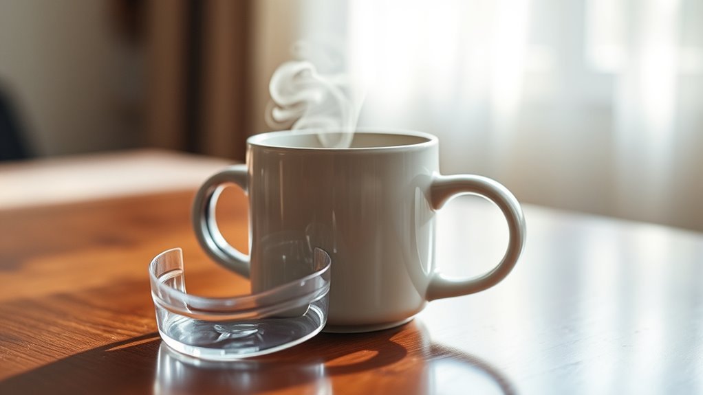 hot coffee risks aligners