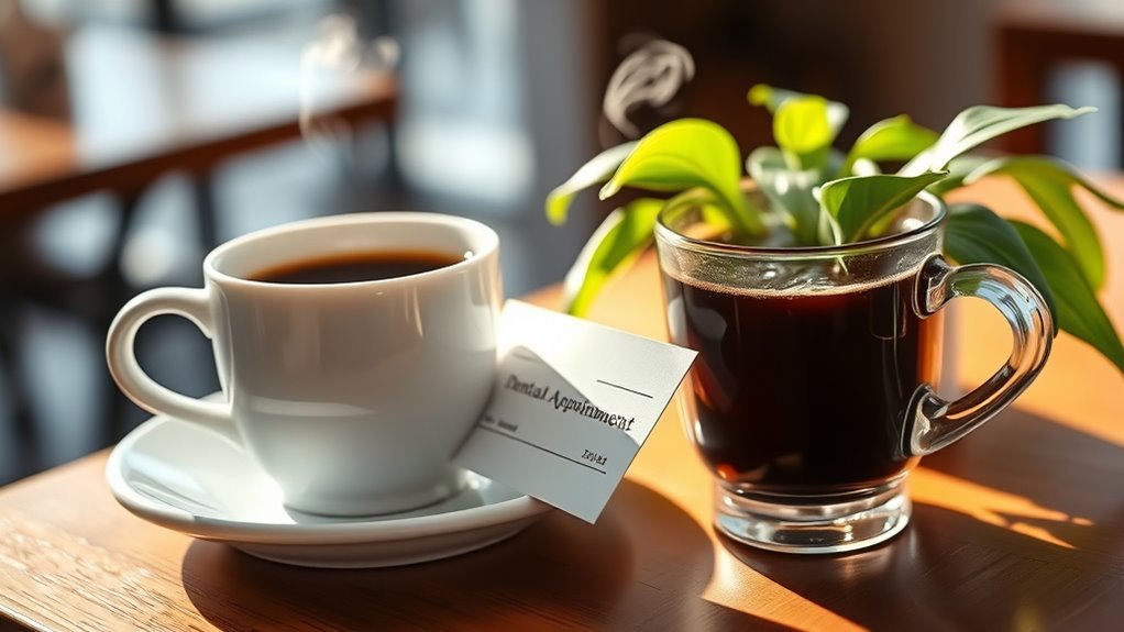 hydrating calming pre appointment beverages