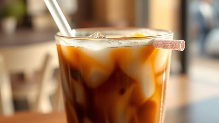 iced coffee after extraction