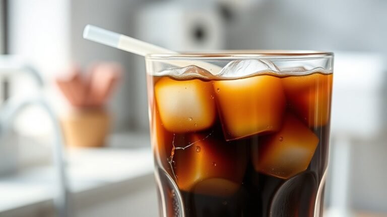 iced coffee after extraction