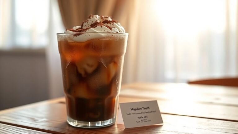 iced coffee post surgery caution