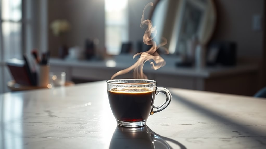 limit caffeine before appointment