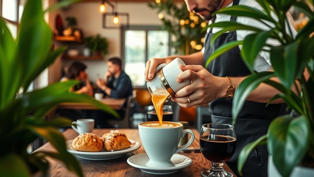 local caf s white coffee