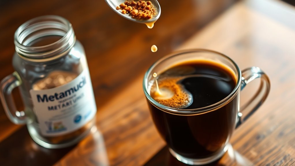 mix metamucil with coffee