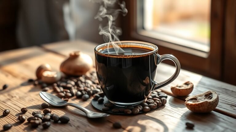 mushroom coffee and fasting